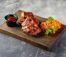 Ребра свиные в соусе барбекю