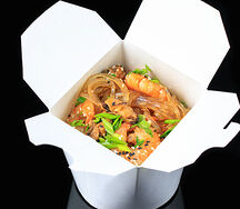 Wok Рисовая лапша с морепродуктами