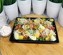 Салат Цезарь с креветками