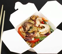 Лапша-вок с морепродуктами