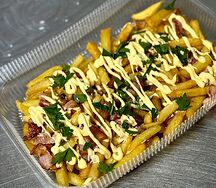 Картофель фри с беконом