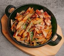 Жареная картошечка с мясом
