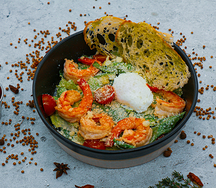 Цезарь с креветками