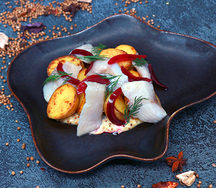 Филе сельди с картофелем