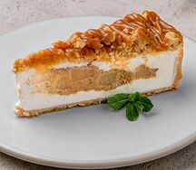 Чизкейк яблочно-карамельный
