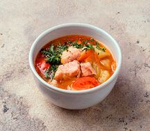 Уха из красной рыбы