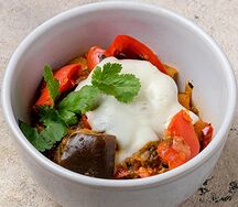 Аджапсандал с горячим сулугуни