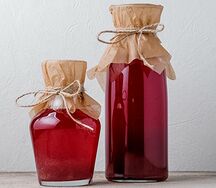 Морс клюквенный собственного приготовления