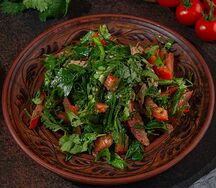 Райхон с копченой индейкой