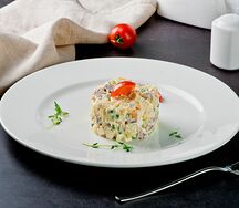 Салат Столичный с языком