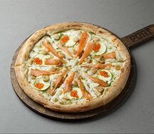 С морскими гребешками и слабосоленым лососем