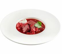 Борщ с пампушками