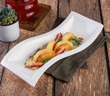 Сырники с соусом тоффи 