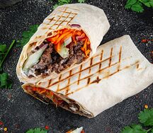 Мини-шаурма с говядиной