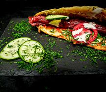 Хот-дог с охотничьей колбаской