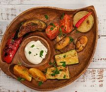Овощи на мангале