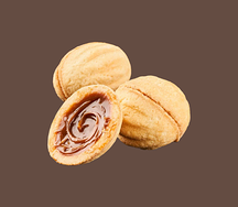 Печенье Орешки с вареной сгущенкой