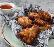 Запеченные куриные крылья