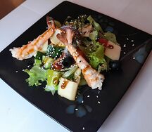 Салат Греческий с креветками