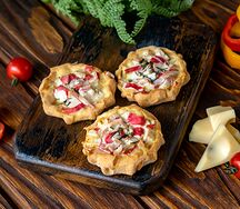 Перепечки с крабовыми палочками