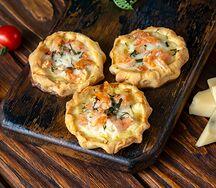 Перепечки с креветкой