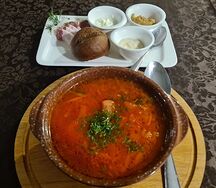 Борщ с говядиной