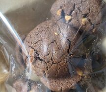 Печенье шоколадное с кешью