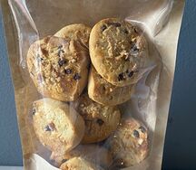 Песочное печенье с арахисом 