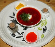 Борщ с мясом