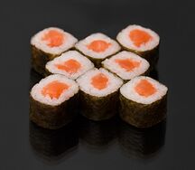 Мини с копченым лососем