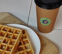 Вафля бельгийская с мёдом