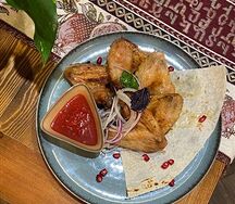 Шашлык из курицы (крылья)