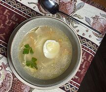 Домашняя лапша с курицей