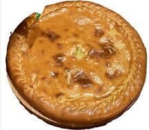 Осетинский пирог с картофелем и сыром