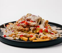 Сытый батя с нежным цыпленком в панировке