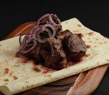 Шашлык из мраморной говядины