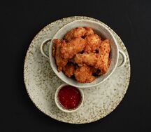 Попкорн из курицы с тайской аджикой