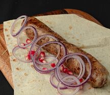 Печень говяжья в жировой сетке