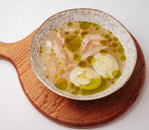 Суп куриный с пастой птитим