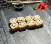 Ролл с креветкой и гребешком