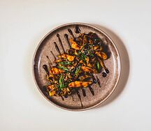Тельятелле с грибами и курицей
