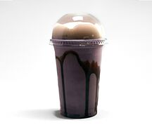 Черничный орео милкшейк