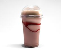 Клубничный милкшейк