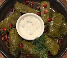 Долма из винoградных листьев