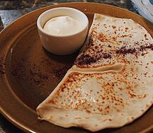 Кутабы с сыром и зеленью