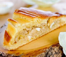 Пирог постный с капустой