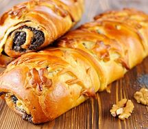 Пирог с маком и грецким орехом