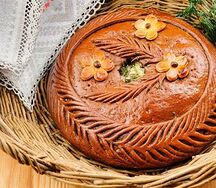 Пирог Бородинский с ветчиной и сыром