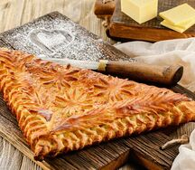 Пирог с сыром и картофелем