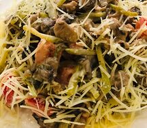 Салат с телятиной